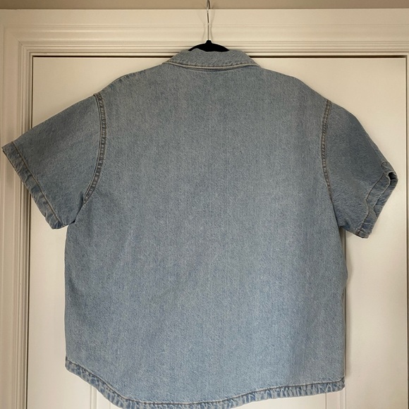 Zara Oversized denim Shirt - Picture 2 of 2